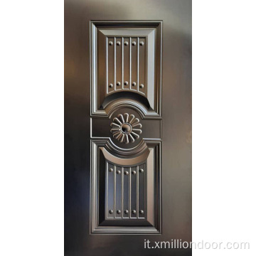 Pelle della porta metallica decorativa